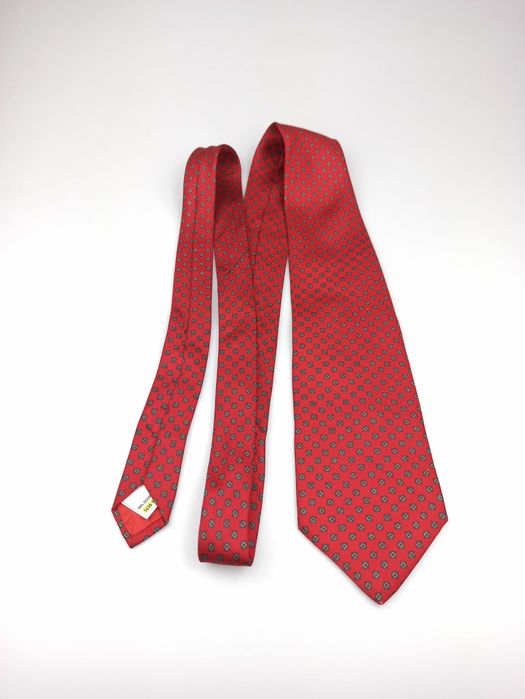 St Michael czerwony jedwabny krawat wksm35