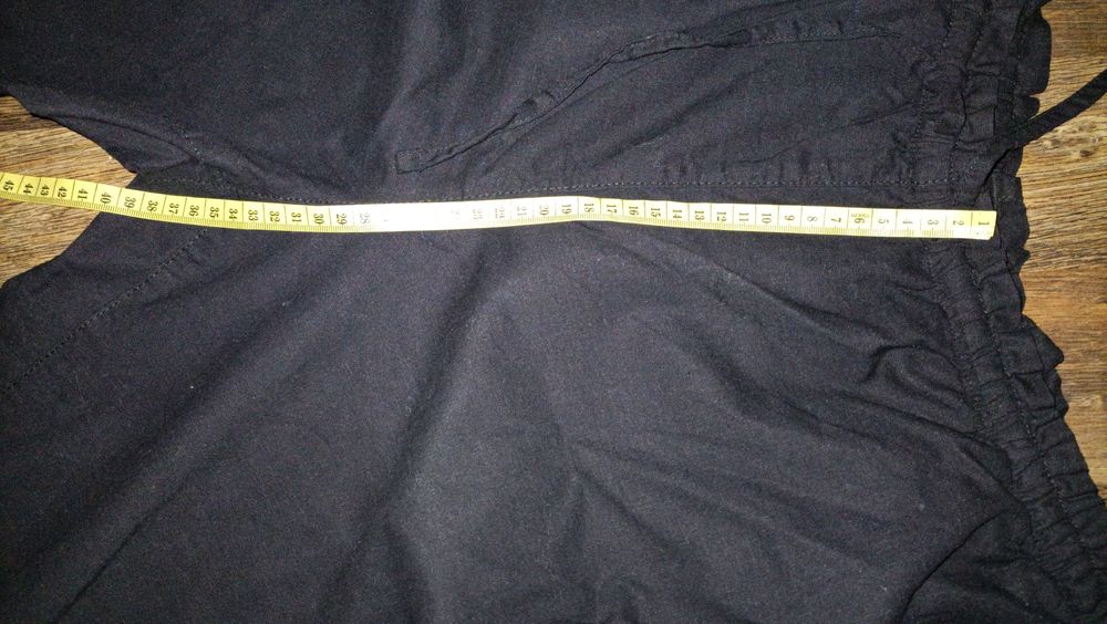 Plus size lniane spodnie H&M