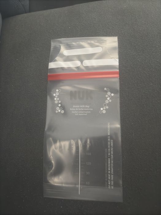 Sacos de congelação de leite