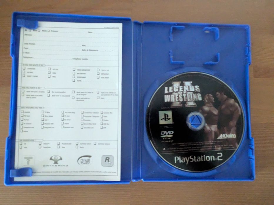 Jogo PS2 ( PlayStation 2 ) Legends of Wrestling II (Opt. Estado)