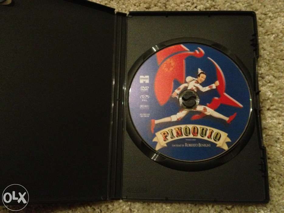 DVD filme Pinóquio, de Roberto Benigni