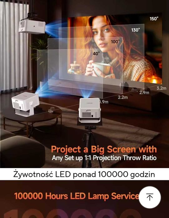 projektor  magcubic hy450max ,hy 450 max ,wifi ,usb,netflix,youtube