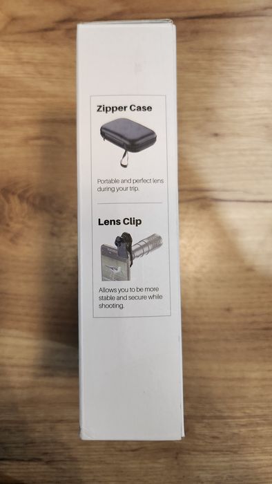 Zestaw obiektywów 4w1 do smartphonów i tabletów ze statywem Apexel