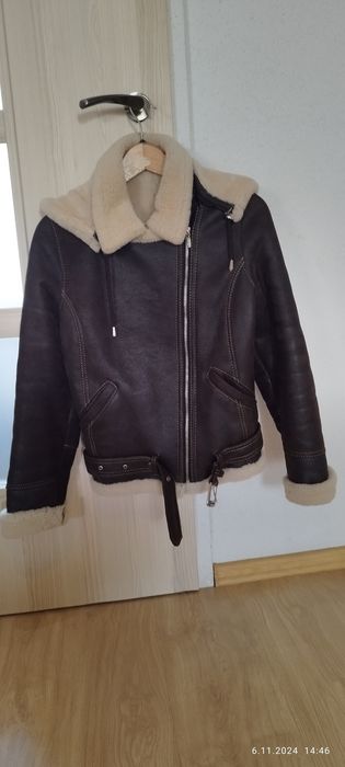 Kożuch z naturalnej skóry