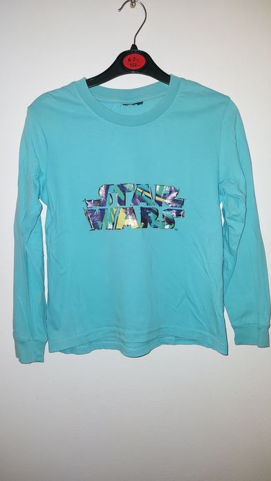 Lote 4 camisolas manga comprida Star Wars 6/7 anos