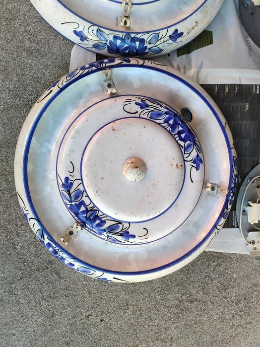Conjunto de candeeiro teto de loiça, porcelana para cozinha