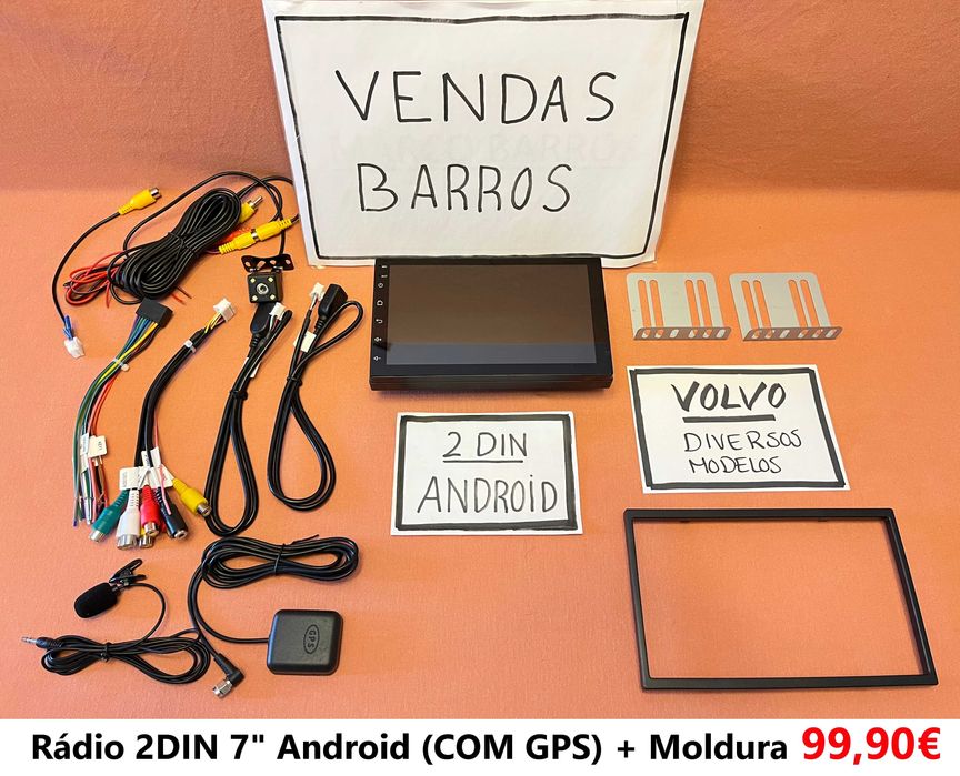(NOVO) Rádio 2DIN • VOLVO • S40 V40 S70 V70 C70 850 • Android [4+64GB]