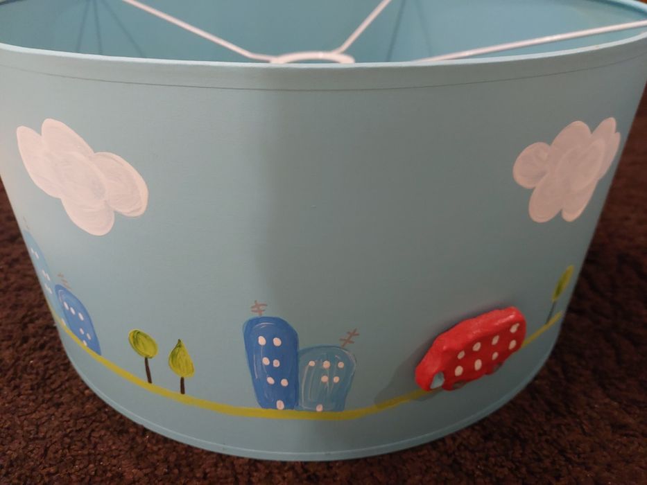 Candeeiro de tecto quarto criança Cristiana Resina