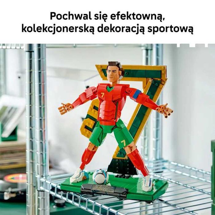 LEGO Editions Cristiano Ronaldo 43016 – 854 elementy, figurka CR7