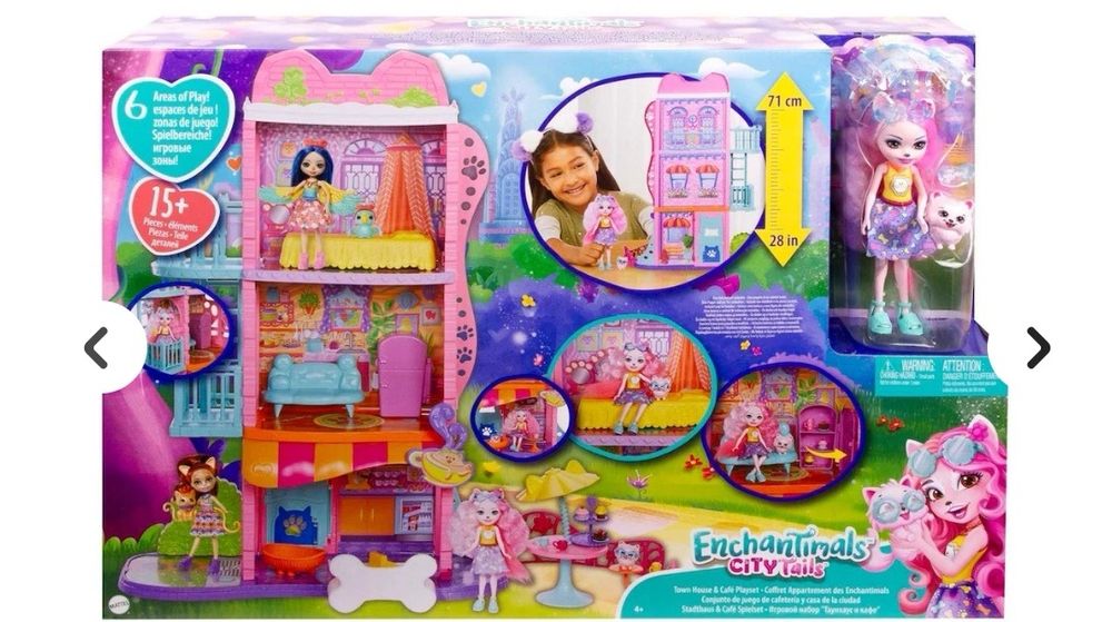 Enchantimals City Tails Apartamento de Palmer Pomerian