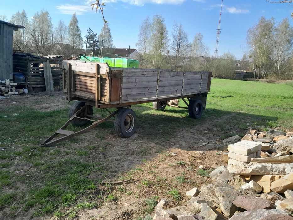 Продам причіп саморобний до трактора" ціна 500$