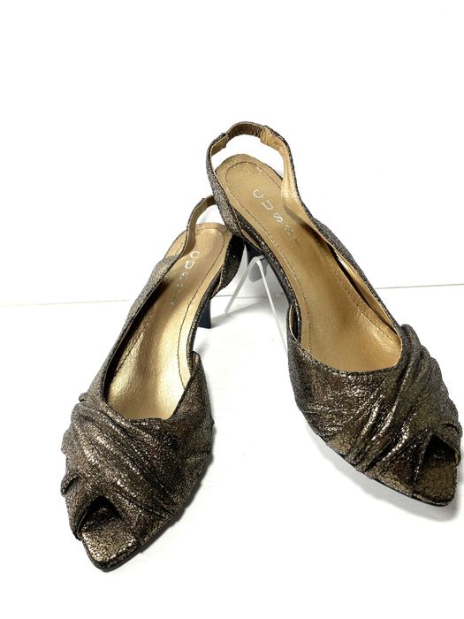 -% Sandały Damskie  Brązowe Klasyczne  Stabilny  Obcas r.35