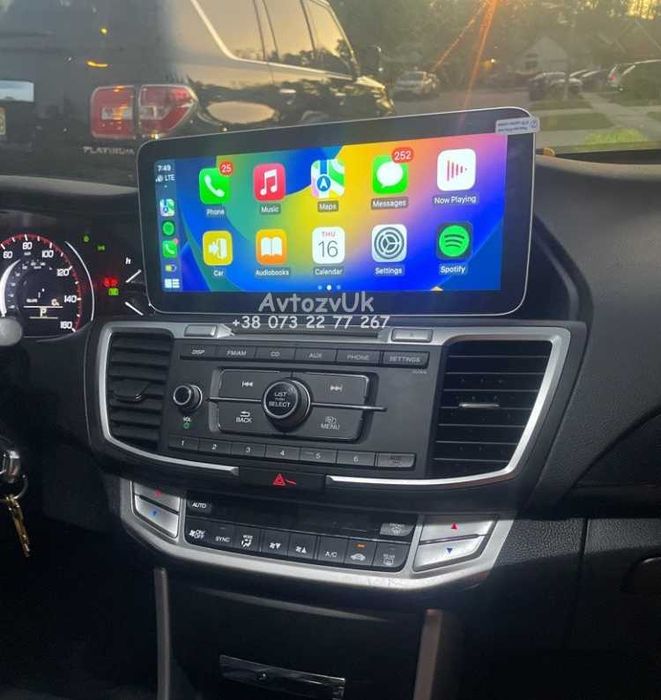 Магнітола ACCORD 8 9 10 Honda CROSSTOUR Аккорд Acura TSX CarPlay Андроїд
