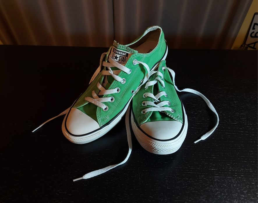 Sapatilhas All Star verdes originais, número 41 - Anos 2000