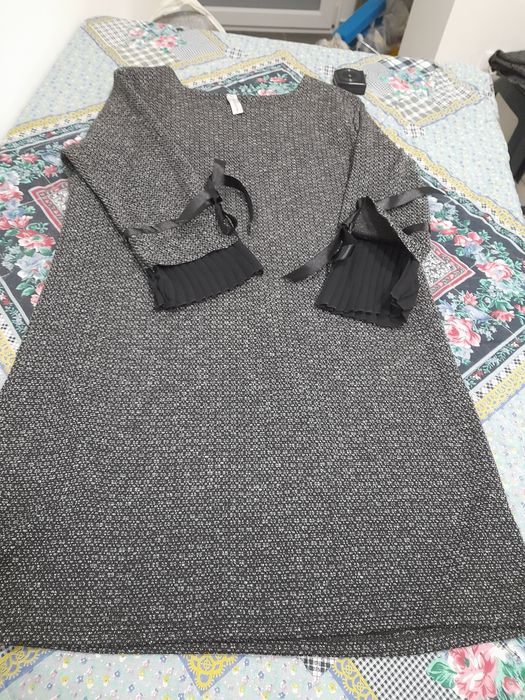 Vestido preto de cerimónia elegante