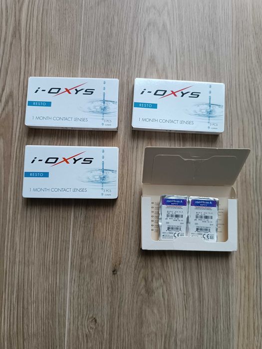 Soczewki miesięczne I-OXYS RESTO -3,75