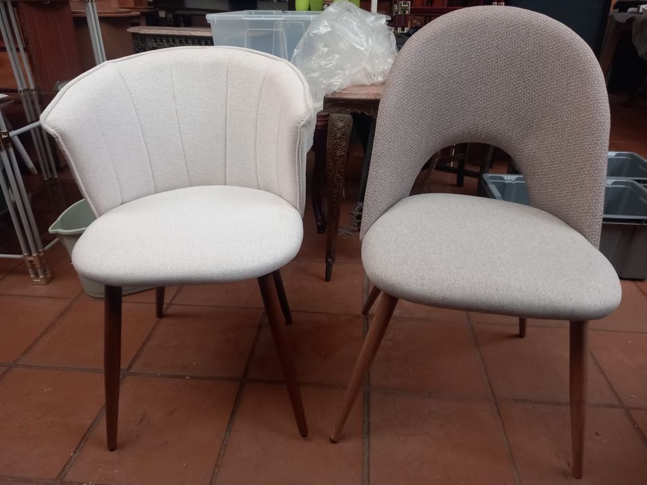 Cadeiras novas em tecido