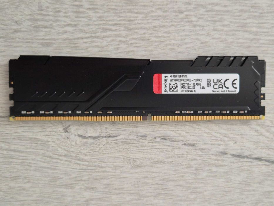 пам'ять DDR4 16GB Kit (1x16) 3200MHz CL16 Kingston FURY. Trade-IN