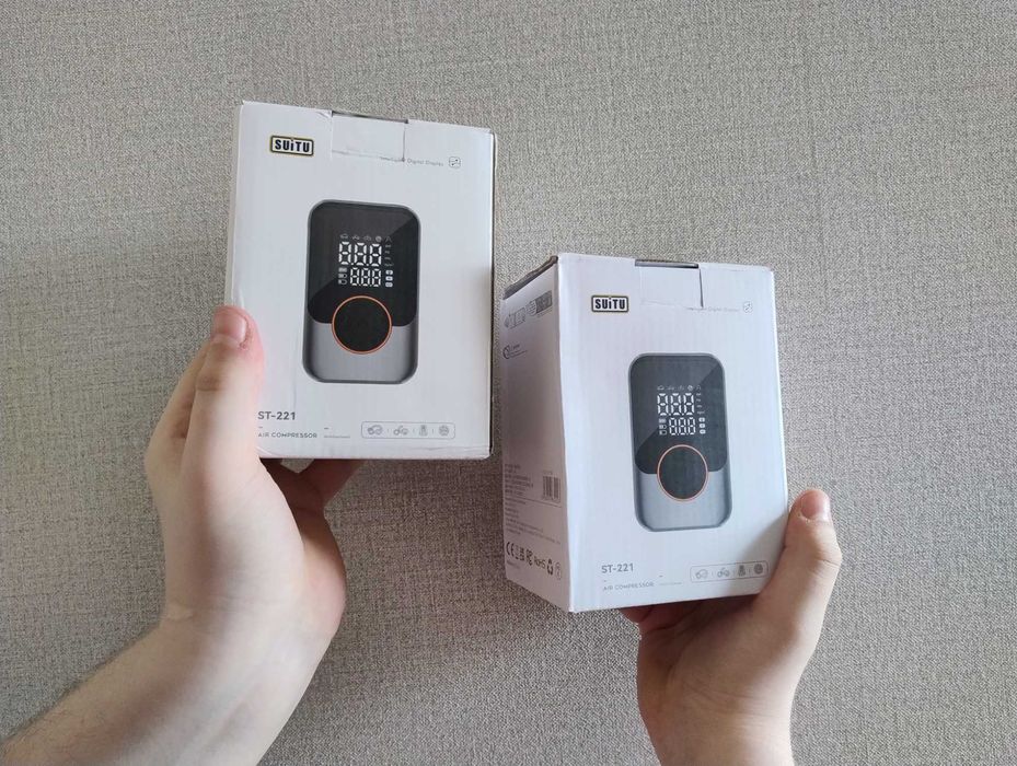 Компрессор Насос электрический, автомобильный, аккумуляторный