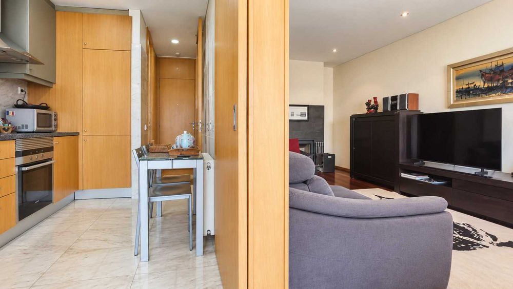 Apartamento T1 com varanda e garagem fechada, Póvoa de Varzim