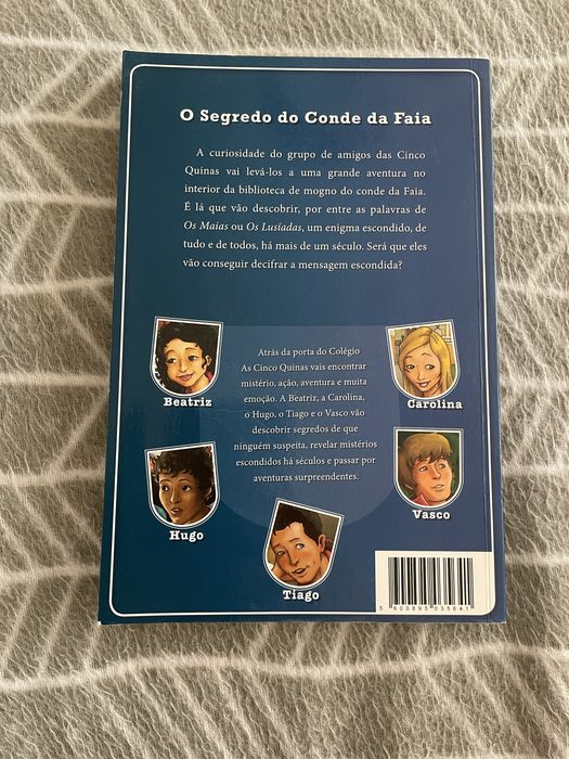 Livro “As Cinco Quinas: O Segredo do Conde da Faia”