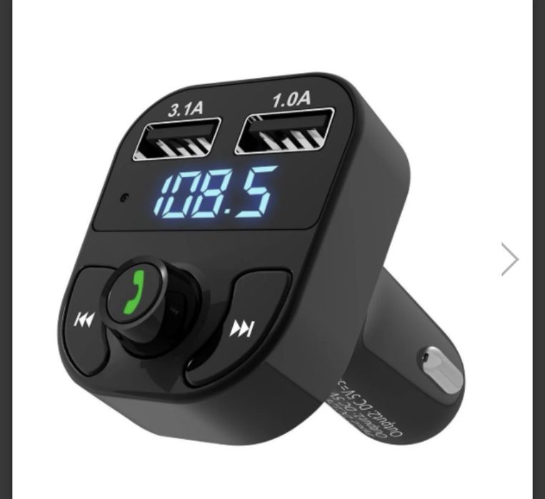 ФМ модулятор FM трансмiтер CAR X8 з Bluetooth MP3