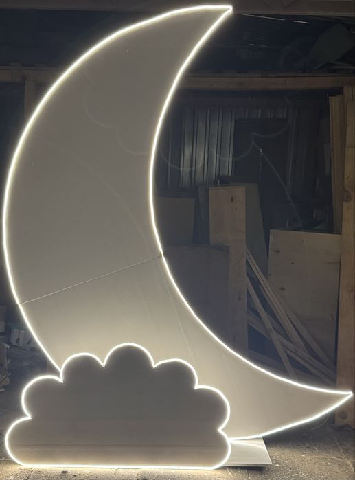 Księżyc dekoracja świecącą led ledon to the moon