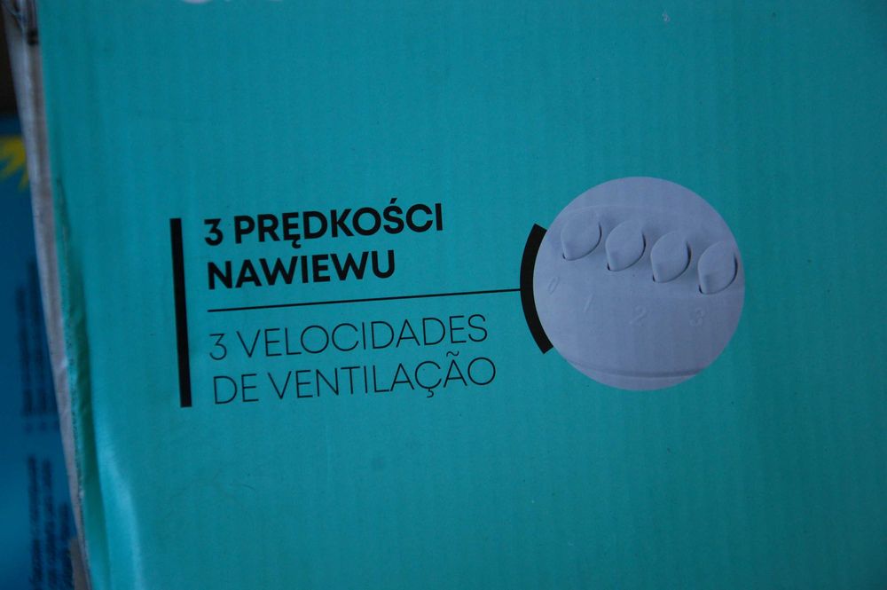 nowy wentylator biurkowy