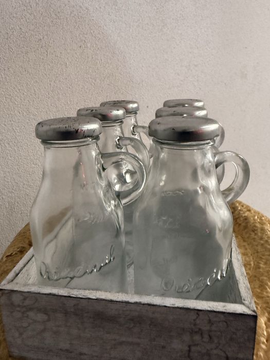 Conjunto de frascos decorativos