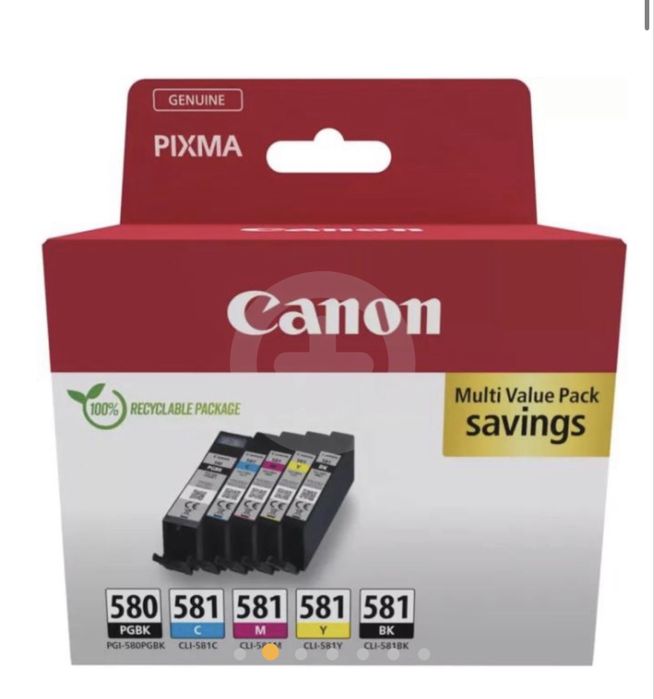 Картридж Canon PGI-580/CLI-581 BK,PBK,C,M,Y Multipack (2078C007)