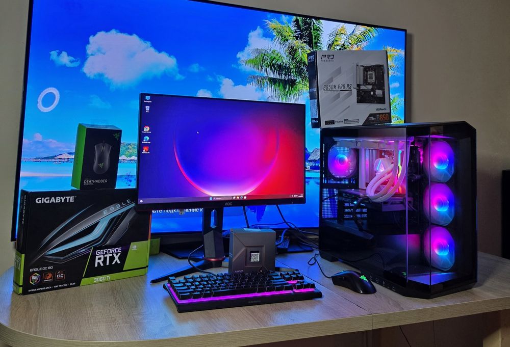Zestaw/am5/r5/RTX3060ti/DDR5 32gb/240hz