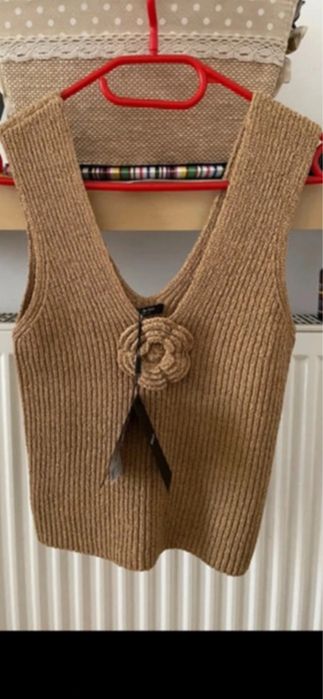 Massimo Dutti  Top sweterkowy