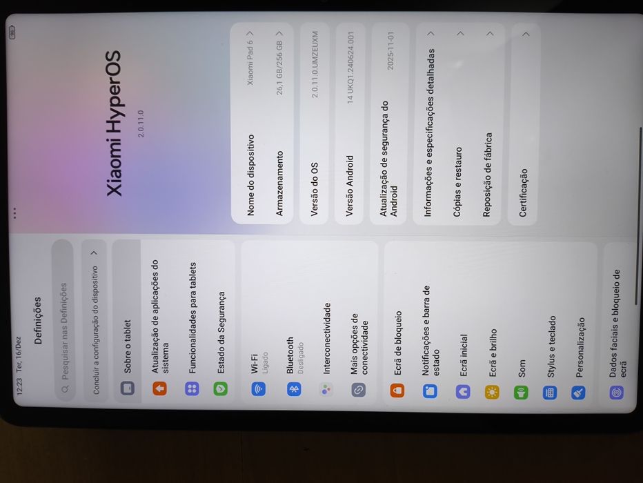 Tablet Xiaomi Pad 6 8/256gb