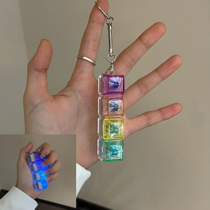 Брелок-клавіатура антистрес | Брелок з кейкапами