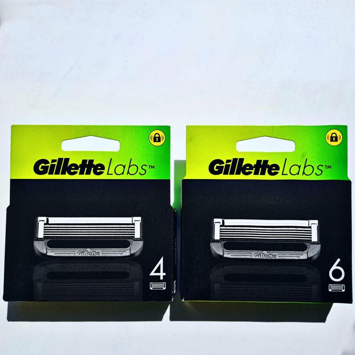 Змінні леза Gillette Labs Exfoliating bar (виробництво США), 4+6=10 шт