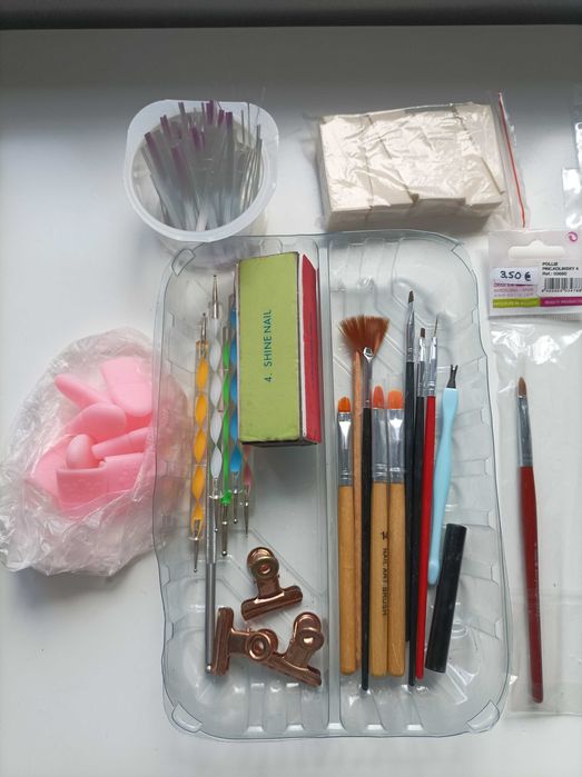Kit Manicure Profissional - Varios Materiais Unhas Gel