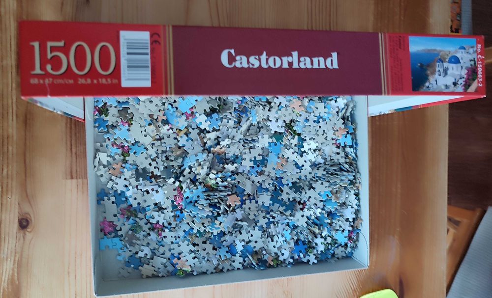 Puzzle Castorland 1500 elementów Santorini Grecja #6