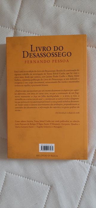Livor do desassossego Fernando Pessoa