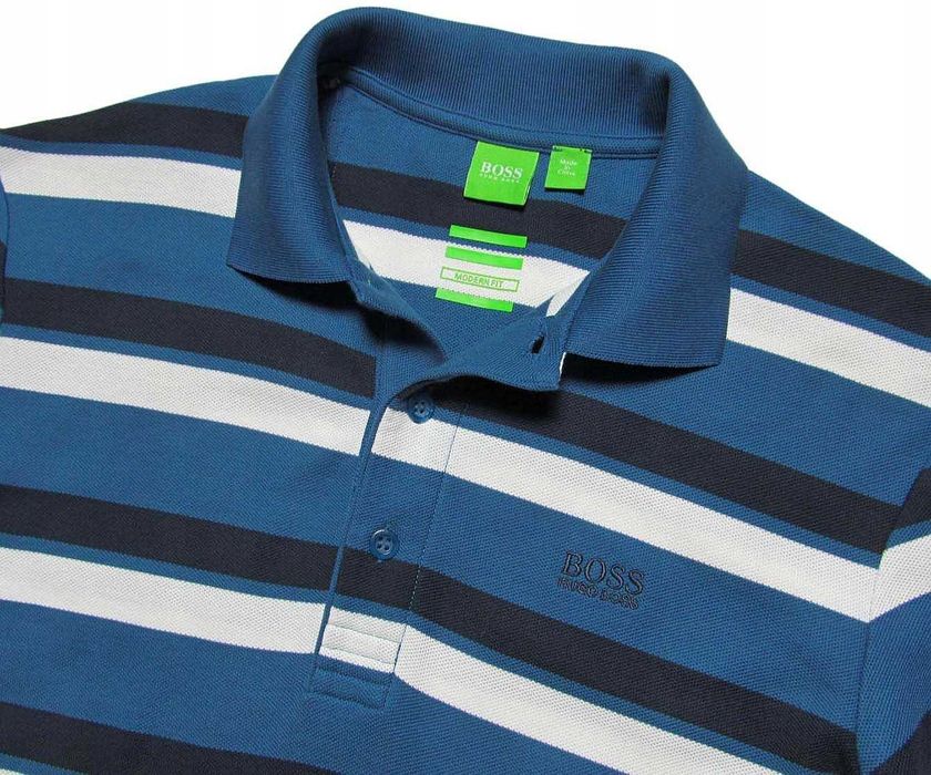 Hugo BOSS _ striped polo _ original _ koszulka _ S _ nowa