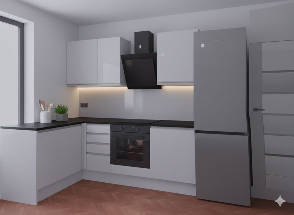 NOWA KUCHNIA GoodHome Garcinia (Biały Połysk) – Okazja!