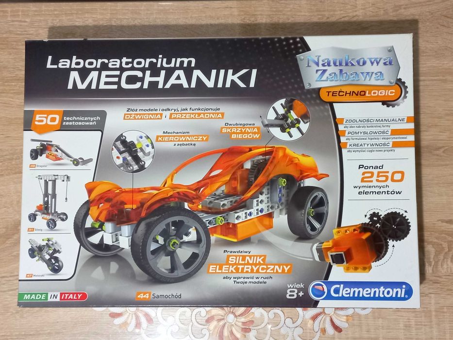 Laboratorium Mechaniki Zabawka naukowa CLEMENTONI 60595 jak NOWE
