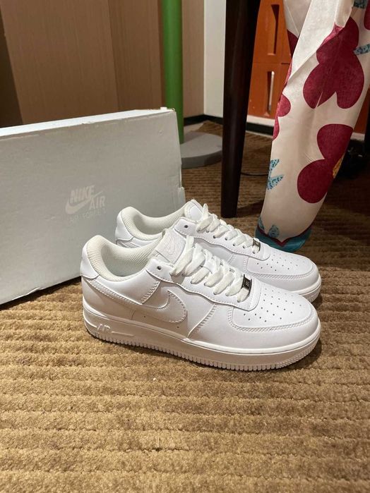 Buty meskie Mokasyny Nike-Air_Force_1_Low '07_Biały R.46