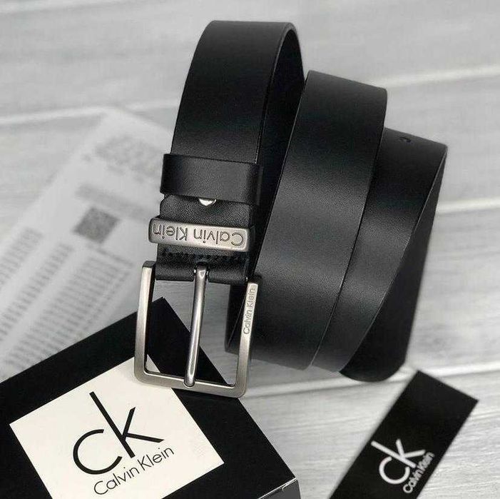 Ремень мужской кожаный 130 см / Пояс для штанов Натуральная кожа