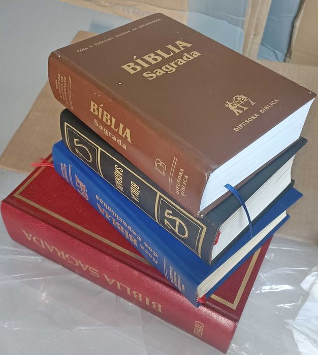 Bíblias sagradas, lote de 4