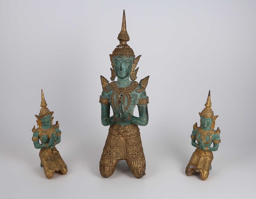 Anjo Guardião Tailandês de Thepphanom em bronze, CADA