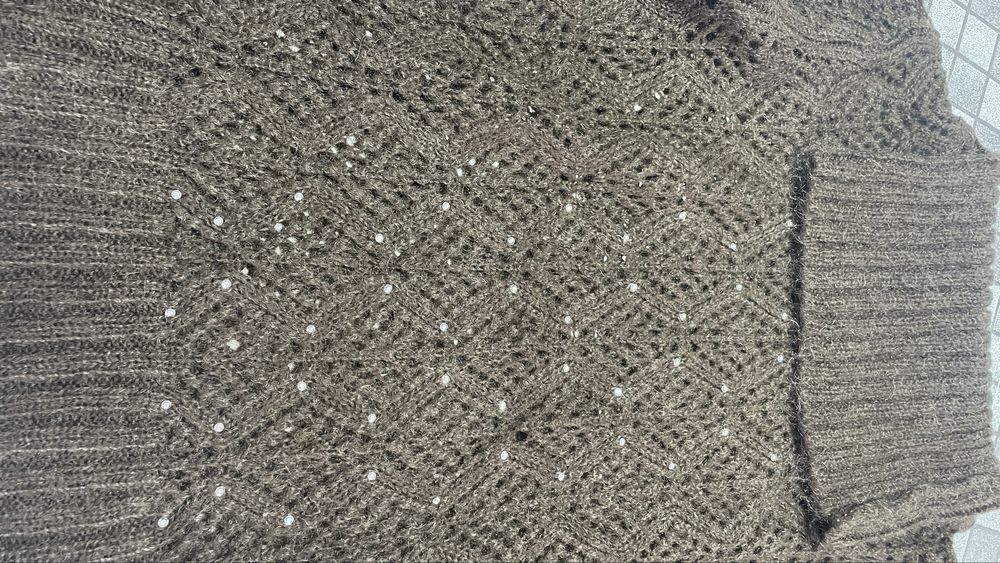 Camisola de Lã com brilhantes