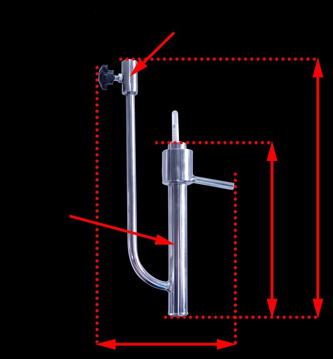 Papuga destylacyjna 30cm wisząca