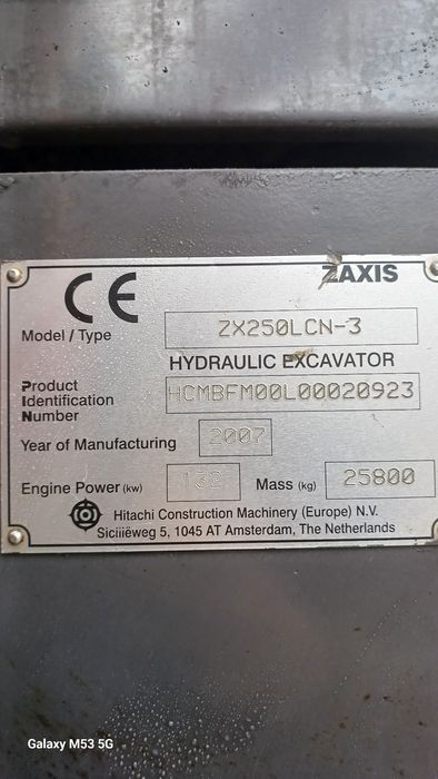 Hitachi ZX250LCN-3