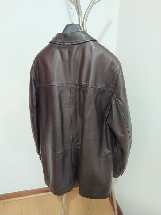Casaco em Pele Vintage