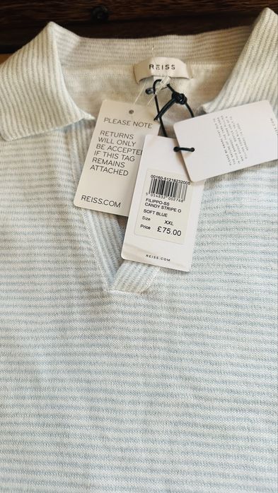 Поло Футболка   Рубашка Reiss XXL